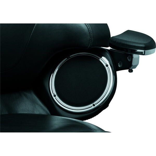 Kuryakyn Rear Speaker Accent For Harley-Davidson Charcoal - Driven Powersports