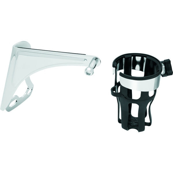 Kuryakyn Reflex Drink Holder For Harley-Davidson Black/Charcoal - Driven Powersports