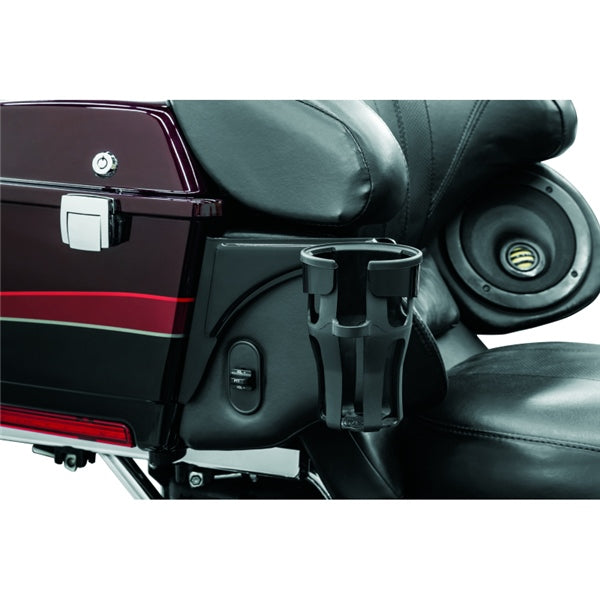 Kuryakyn Reflex Drink Holder For Harley-Davidson Black - Driven Powersports