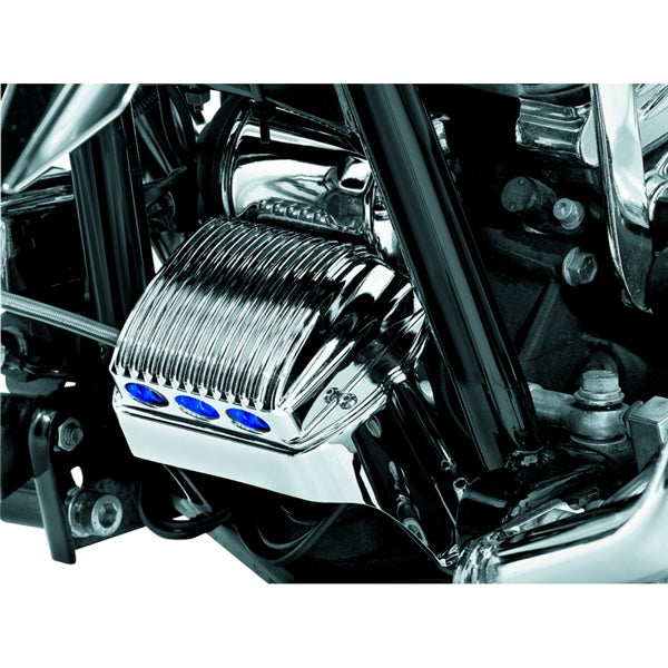 Kuryakyn Regulator Cover For Harley-Davidson Charcoal - Driven Powersports