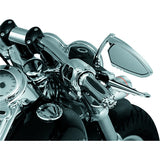 Kuryakyn Replacement Grip Emblems with Throttle Charcoal - Driven Powersports