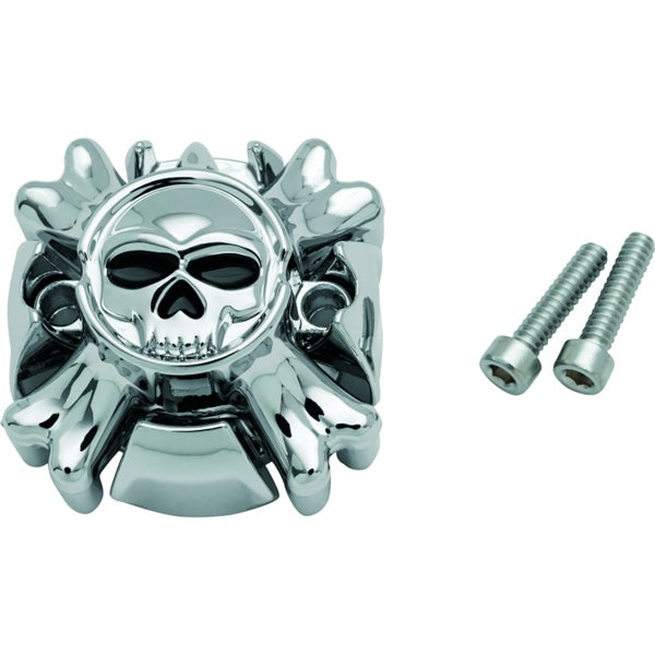 Kuryakyn Replacement Grip Emblems without Throttle Charcoal - Driven Powersports