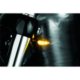 Kuryakyn Rhombus Single Fuction Turn Signal Light Black - Driven Powersports