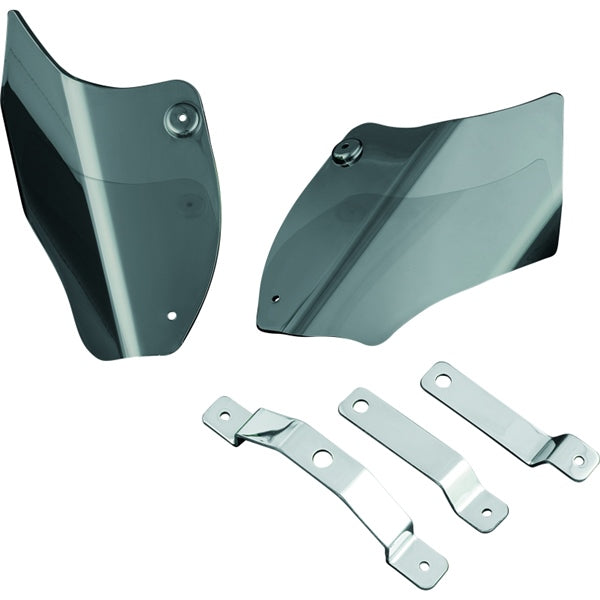 Kuryakyn Saddle Shield Heat Deflector For Harley-Davidson Smoke - Driven Powersports