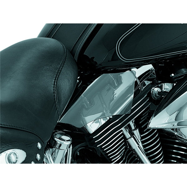 Kuryakyn Saddle Shield Heat Deflector For Harley-Davidson Smoke - Driven Powersports