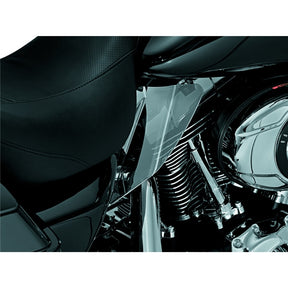 Kuryakyn Saddle Shield Heat Deflector For Harley-Davidson Smoke - Driven Powersports