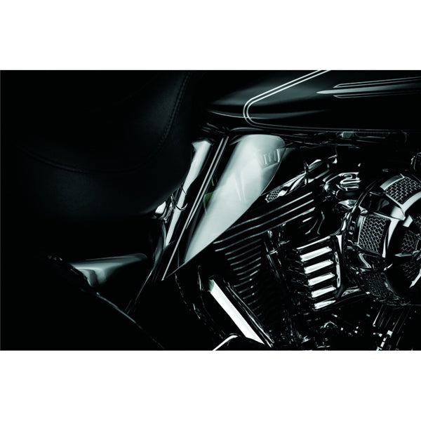 Kuryakyn Saddle Shield Heat Deflector For Harley-Davidson Smoke - Driven Powersports