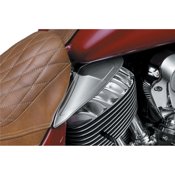 Kuryakyn Saddle Shield Heat Deflector Smoke - Driven Powersports