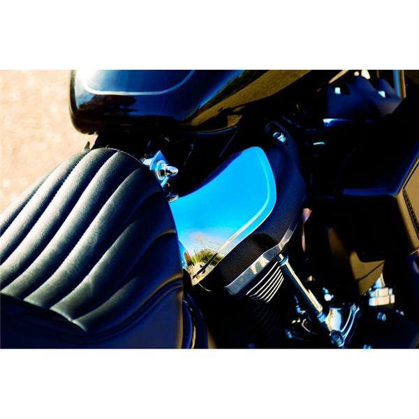 Kuryakyn Saddle Shield Heat Deflector For Harley-Davidson Smoke - Driven Powersports
