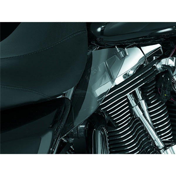 Kuryakyn Saddle Shield Heat Deflector For Harley-Davidson Smoke - Driven Powersports