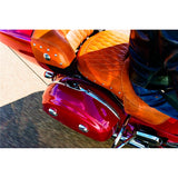 Kuryakyn Saddlebag Top Trim For Harley-Davidson / Indian Charcoal - Driven Powersports