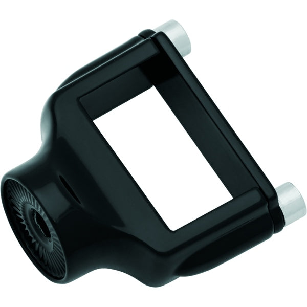 Kuryakyn Side Mount License Plate Holder Clamp For Harley-Davidson Black - Driven Powersports