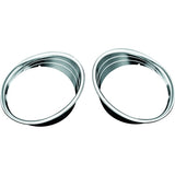 Kuryakyn Driving Ligh Bezel For Harley-Davidson / Indian Charcoal - Driven Powersports