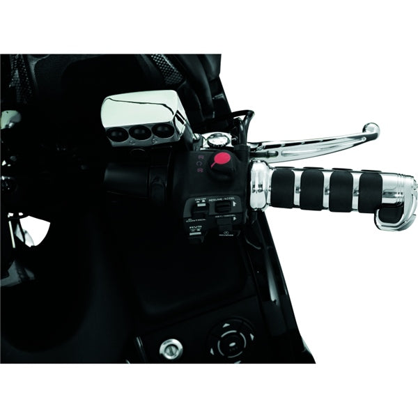 Kuryakyn Extended Iso Throttle Bosse Charcoal - Driven Powersports