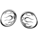 Kuryakyn Speaker Grill For Harley-Davidson Charcoal - Driven Powersports