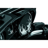 Kuryakyn Speaker Grill For Harley-Davidson Charcoal - Driven Powersports
