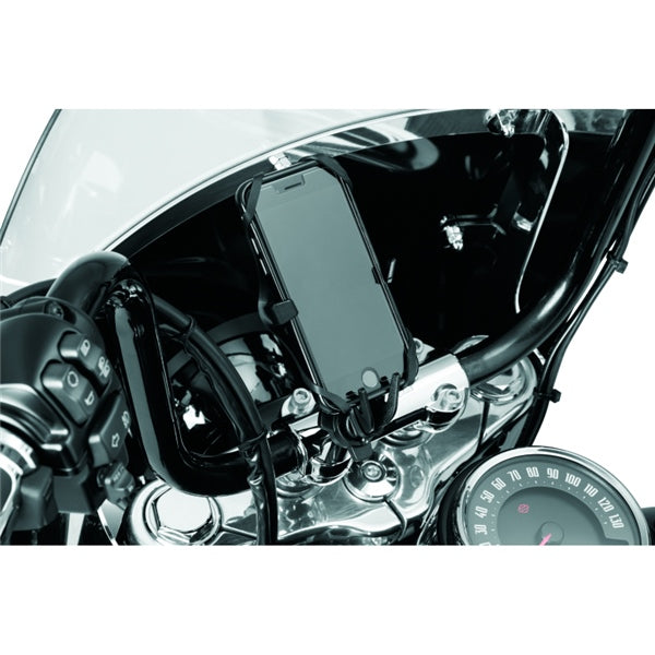 Kuryakyn Free-Flex Device Holder Handlebar Clamp Mount Black - Driven Powersports