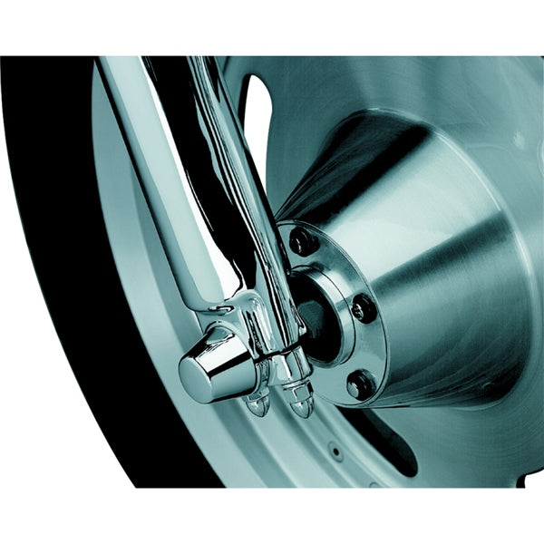 Kuryakyn Axle Nut Cap For Harley-Davidson Charcoal - Driven Powersports