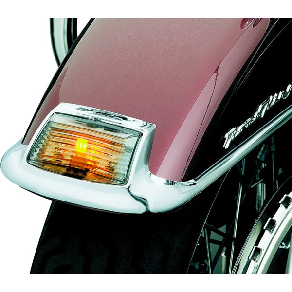 Kuryakyn Front Fender Tip Lense For Harley-Davidson Smoke - Driven Powersports
