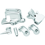 Kuryakyn Handlebar Control Dress Up Kit For Harley-Davidson Charcoal - Driven Powersports