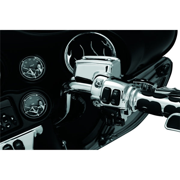 Kuryakyn Handlebar Control Dress Up Kit For Harley-Davidson Charcoal - Driven Powersports