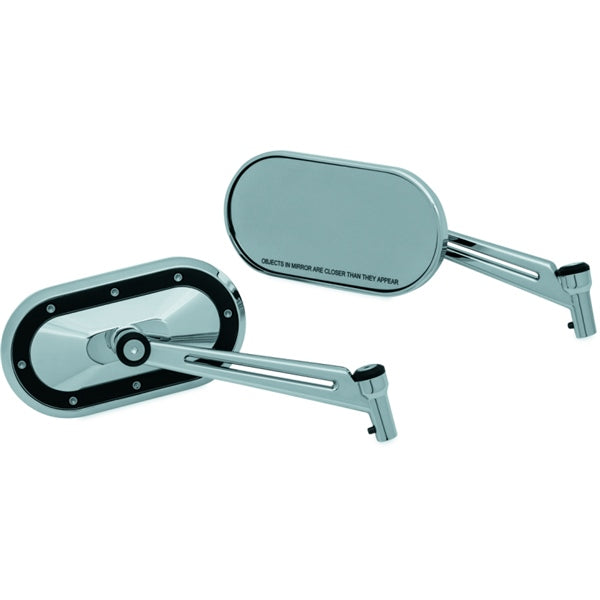 Kuryakyn Heavy Industry Mirror Charcoal/Black - Driven Powersports