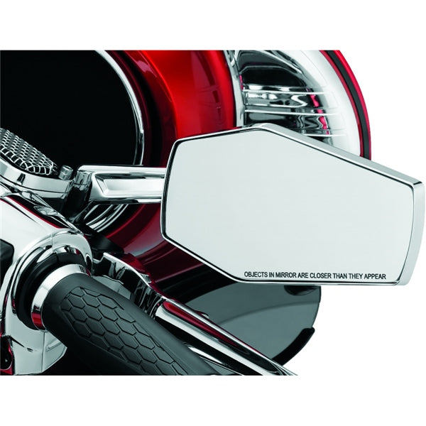 Kuryakyn Hex Mirror Charcoal - Driven Powersports