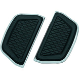 Kuryakyn Hex Passenger Board Insert For Harley-Davidson Charcoal - Driven Powersports