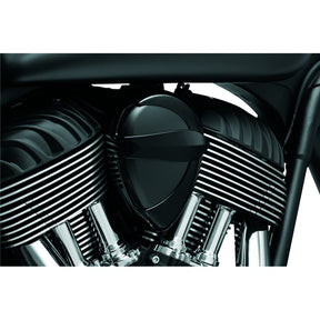 Kuryakyn Horn Cover John Shope Series For Indian Black - Driven Powersports