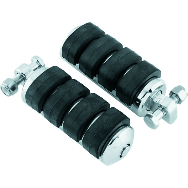 Kuryakyn Iso Peg with Male Adapter Charcoal - Driven Powersports