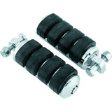 Kuryakyn Iso Peg with Male Adapter Charcoal - Driven Powersports