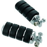 Kuryakyn Iso Peg with Male Adapter Charcoal - Driven Powersports