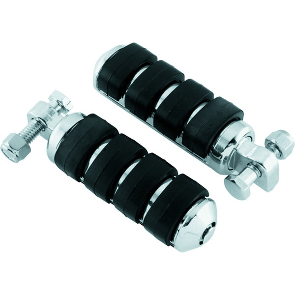 Kuryakyn Iso Peg with Male Adapter Charcoal - Driven Powersports
