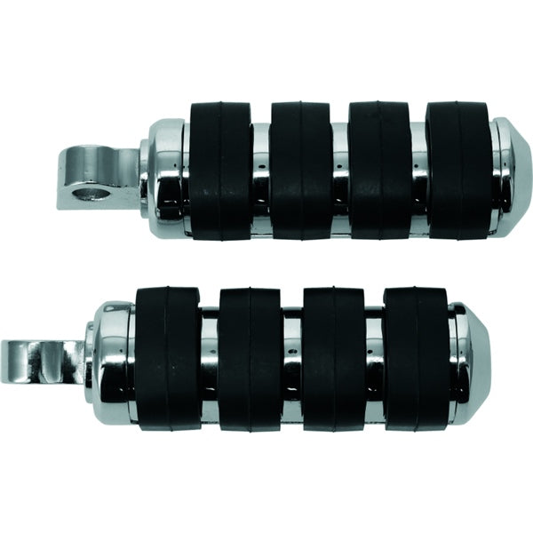 Kuryakyn Iso Peg with Male Adapter Charcoal - Driven Powersports