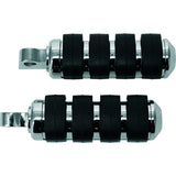 Kuryakyn Iso Peg with Male Adapter Charcoal - Driven Powersports