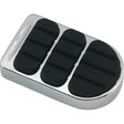 Kuryakyn Iso Standard Brake Pedal Pad For Harley-Davidson Charcoal/Black - Driven Powersports