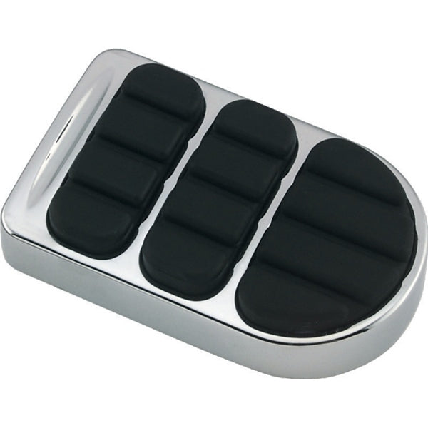 Kuryakyn Iso Standard Brake Pedal Pad For Harley-Davidson Charcoal/Black - Driven Powersports