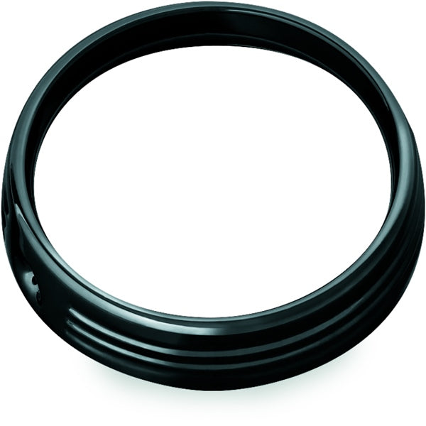Kuryakyn KUR Headlight Trim For Harley-Davidson Black - Driven Powersports