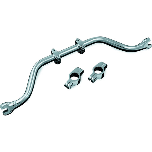 Kuryakyn Adjustable Mustache Bar For Harley-Davidson / Yamaha Chrome - Driven Powersports