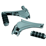 Kuryakyn Adjustable Passenger Peg with Iso Small Peg Chrome S - Driven Powersports