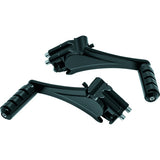 Kuryakyn Adjustable Passenger Peg with Iso Small Peg Black S - Driven Powersports