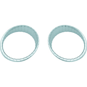 Kuryakyn Aztec Gauge Trim For Harley-Davidson / Indian Chrome - Driven Powersports