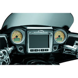 Kuryakyn Aztec Gauge Trim For Harley-Davidson / Indian Chrome - Driven Powersports