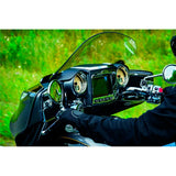 Kuryakyn Aztec Gauge Trim For Harley-Davidson / Indian Chrome - Driven Powersports