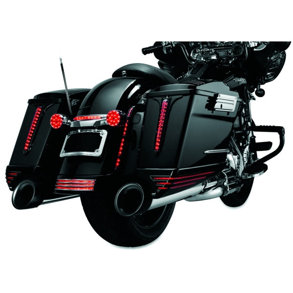 Kuryakyn Billet Antenna Hexagonal/Grooved For Harley-Davidson & More Black - Driven Powersports