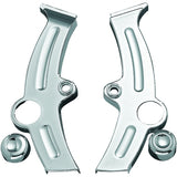 Kuryakyn Boomerang Frame Cover For Harley-Davidson Chrome - Driven Powersports