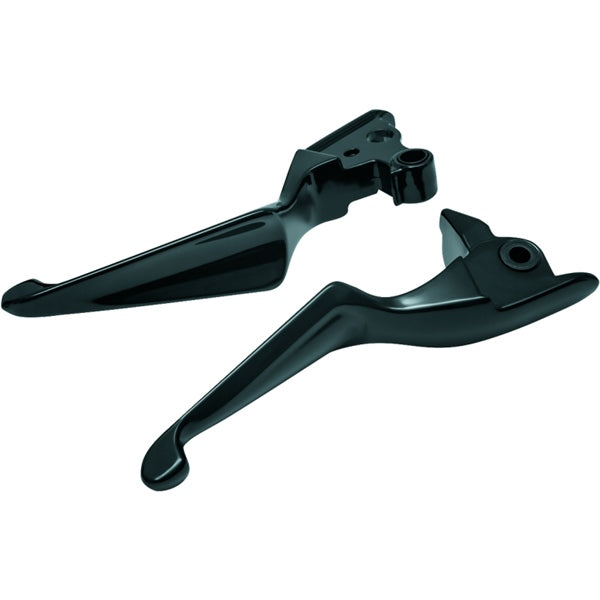 Kuryakyn Boss Blades Lever Set For Harley-Davidson Black - Driven Powersports