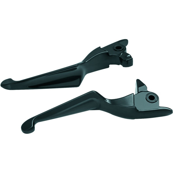 Kuryakyn Boss Blades Lever Set For Harley-Davidson Black - Driven Powersports