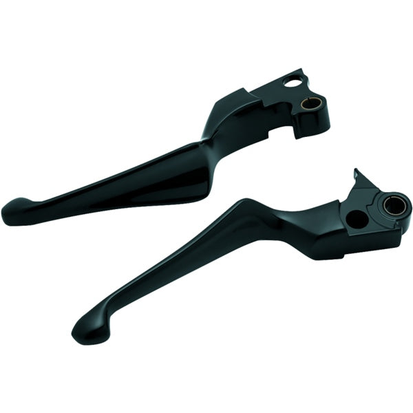 Kuryakyn Boss Blades Lever Set For Harley-Davidson Black - Driven Powersports