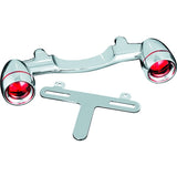 Kuryakyn Bullet Light Rear Bar For Harley-Davidson Chrome - Driven Powersports